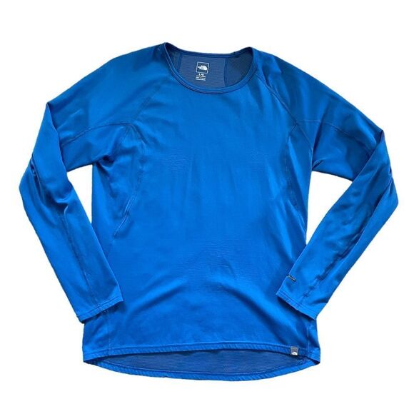 THE NORTH FACE Long Sleeve Shirt Blue Men's Large - Picture 1 of 5